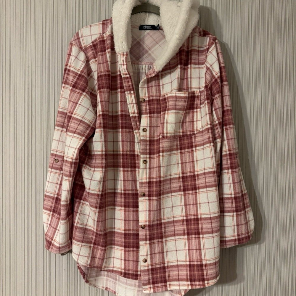 Cozy Plaid Button Down Shirt